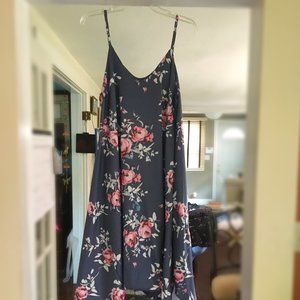 Floral Harem Romper/Jumpsuit (XL)